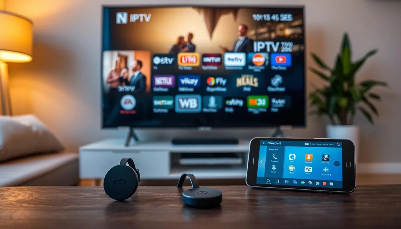 Illustration des meilleures agences IPTV en France – 2025