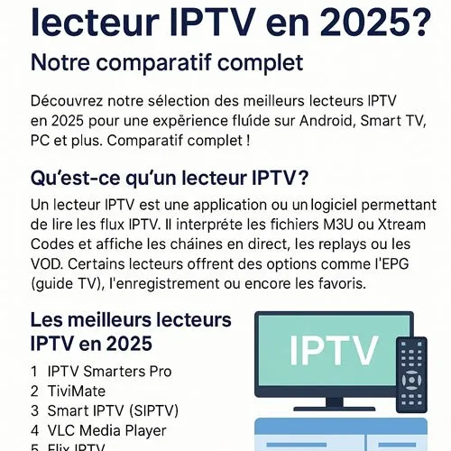 Meilleur lecteur iptv en 2025